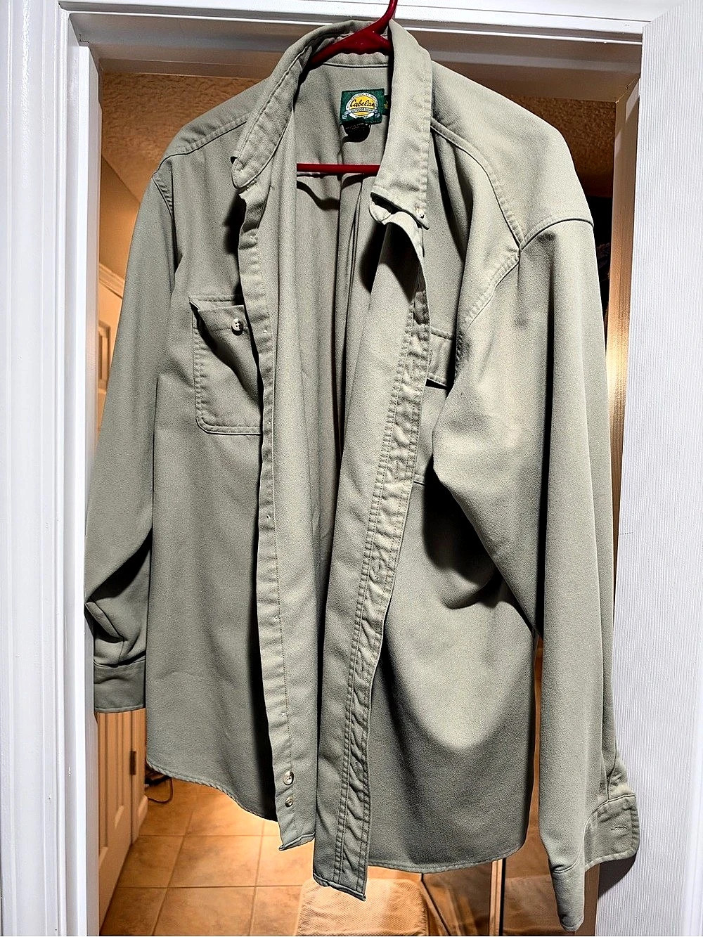 Cabela's Men's Lightweight Shirt Jacket in Green Like New